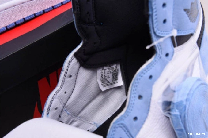 Kicked Out Shoe Store WHITE 1 UNIVERSITY 555088-134 RETRO JORDAN AIR HIGH BLUE BLACK 0723